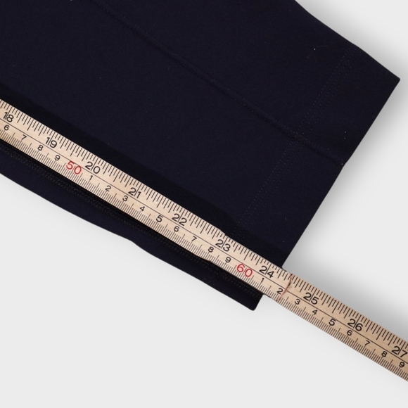 Rare Lululemon Exquisite Trouser CropShine Dot Black Grape W6E22S Wm Sz 8 2014 - Picture 10 of 11